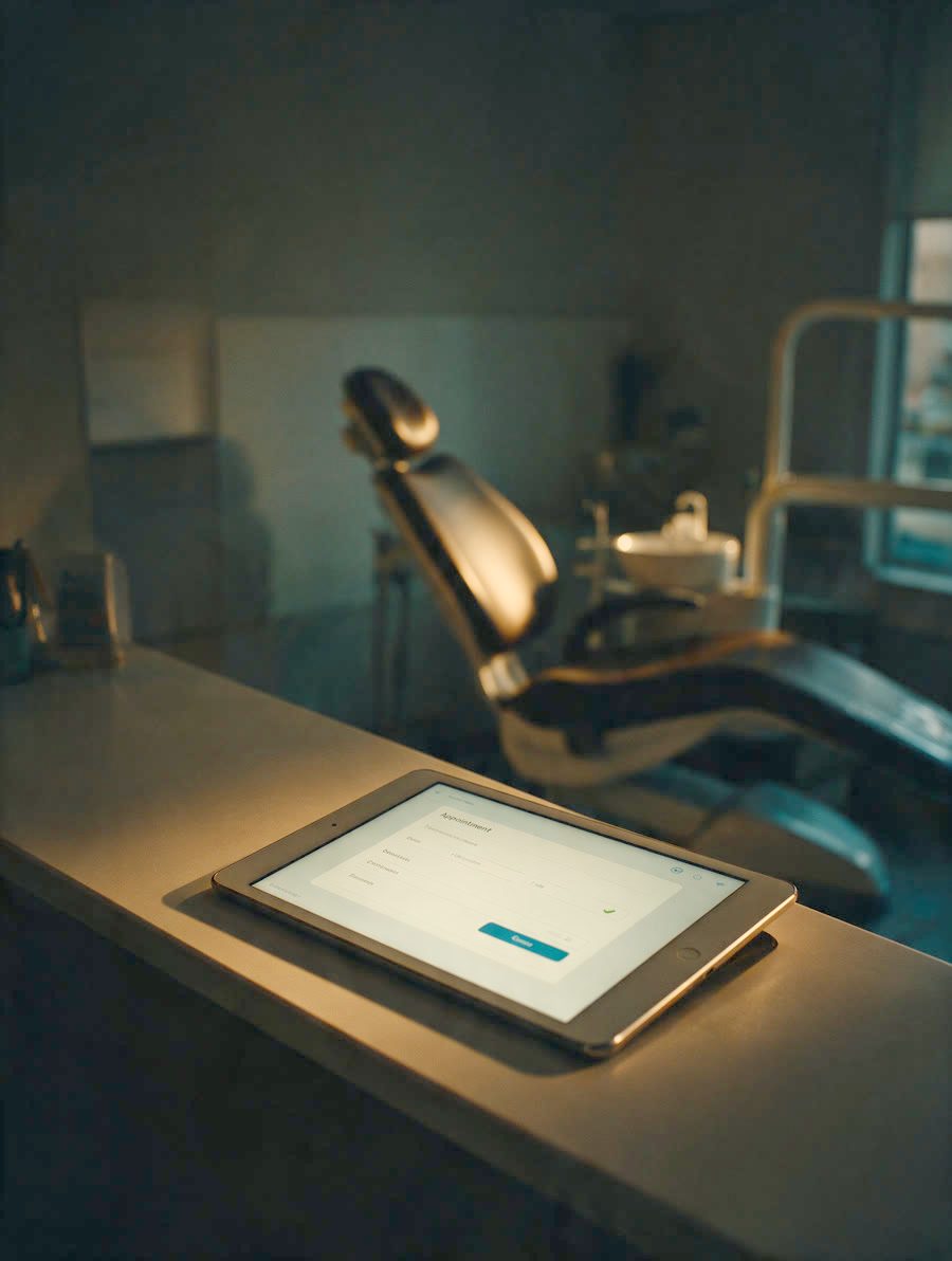 Dental clinic reception