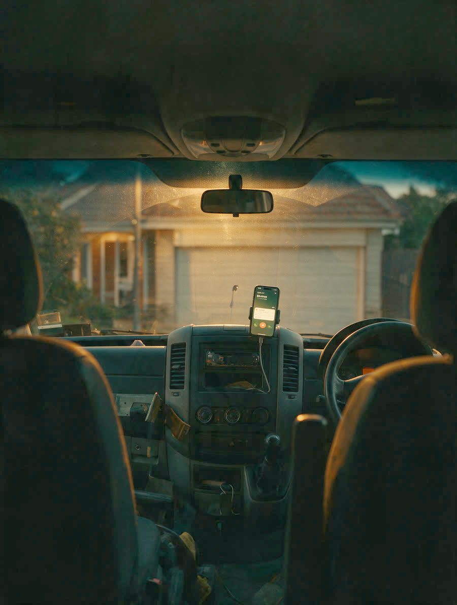 Tradesperson van cab